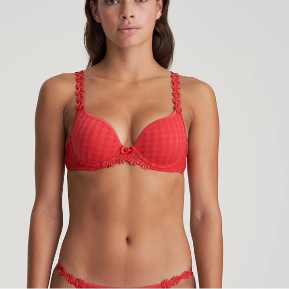 New w/o Tags. Marie Jo Avero Padded Convertible Bra 010-0416, Red 36E & 34D - Picture 5 of 7